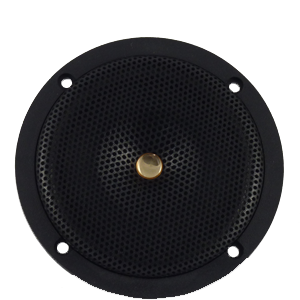 N5 Reference audiophile grade black top view 5.25 inch waterproof speaker for luxury yachts.