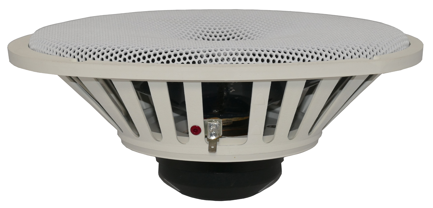 6x9 inch white side view of waterproof boat speaker N69 Classic series.